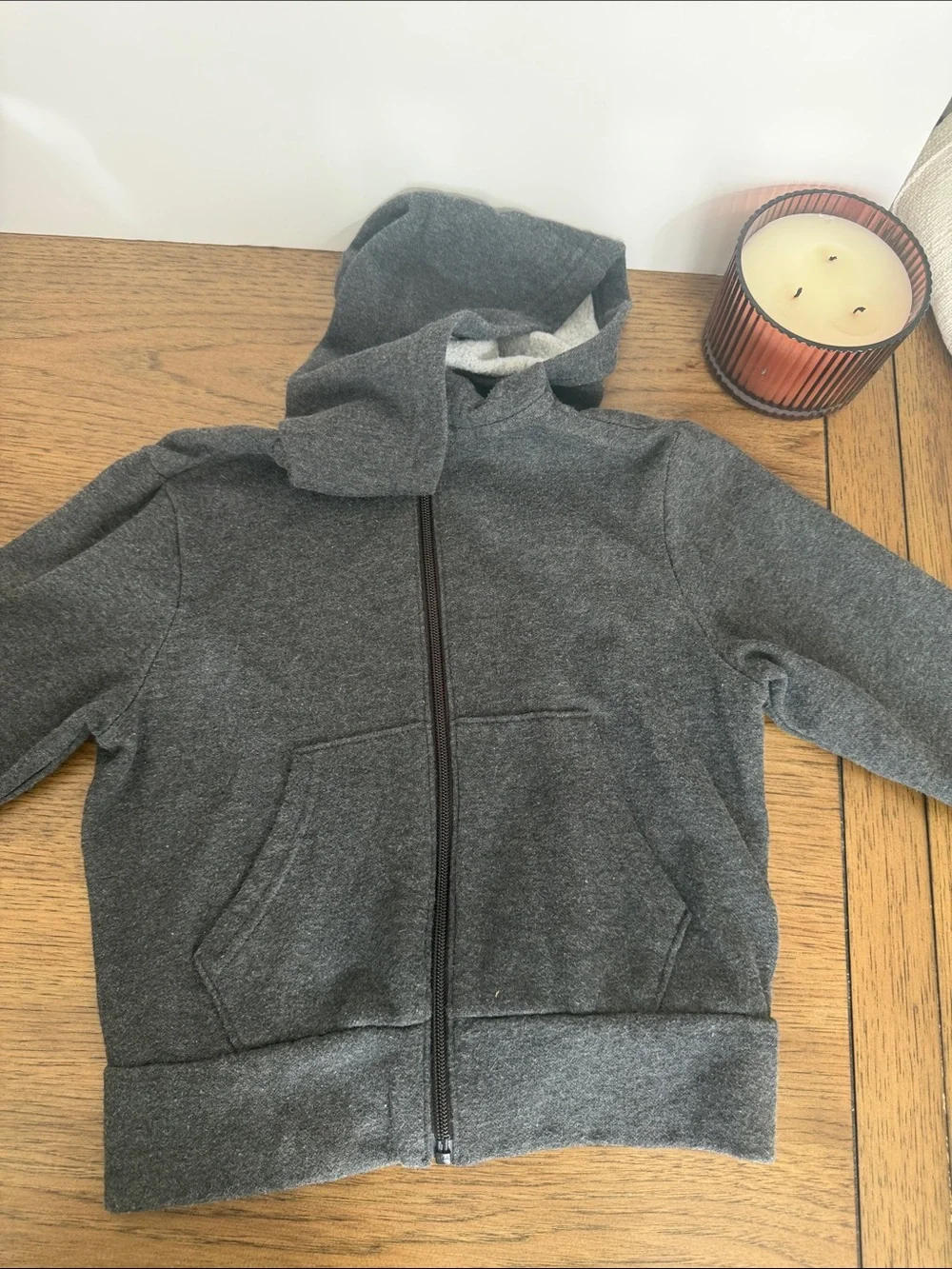 Old Navy Kids Zip-Up Hoodies - Light Gray, Charcoal & Black